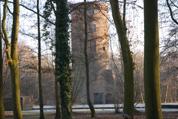 Burg Uda im Winter